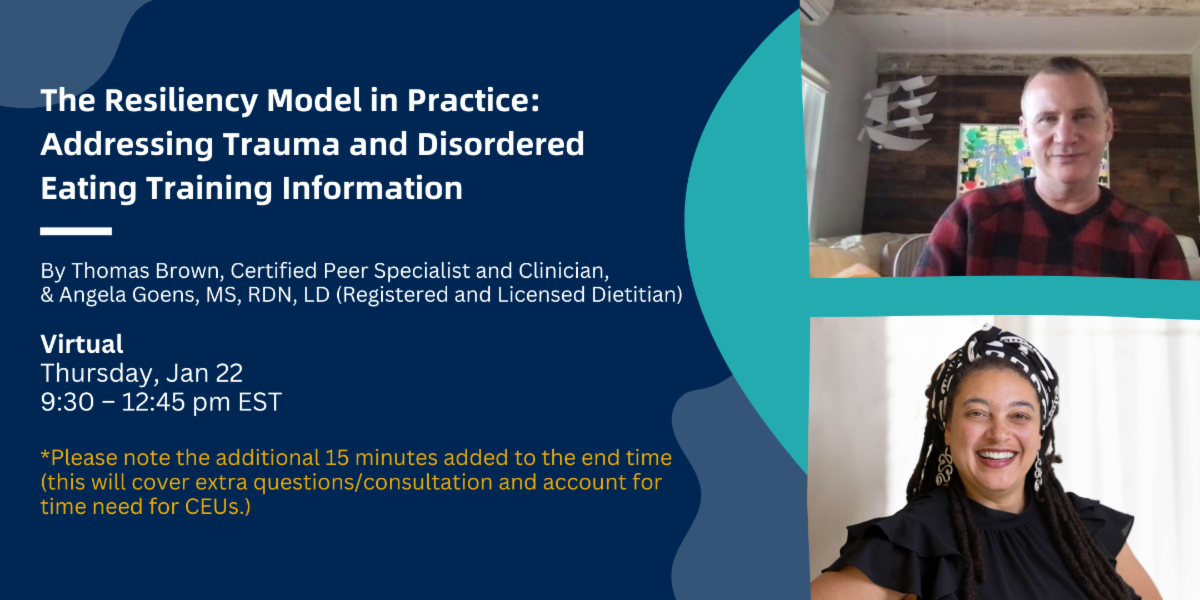 Addressing Trauma and Disordered Eating Training Information